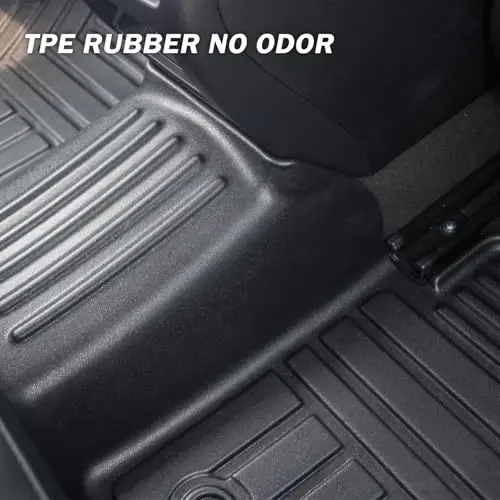 2013-2019 Ford Escape uchun KUST Poldagi Gilamchalari, TPE Rezina Poldagi Qoplamalar, Barcha Ob-havo Himoyasi, Old Orqa Avto Gilamchalar, Escape Aksesuarlari, Baland Qirrali 3Dona - 6