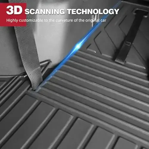 Floor Mats Compatible with 2018-2024 Chevrolet Equinox/GMC Terrain (Not for EV) Cargo Liner Trunk Mat All Weather Protection Backrest Mat Fit for Chevy Equinox Heavy Duty Accessories - TTX LIGHTING