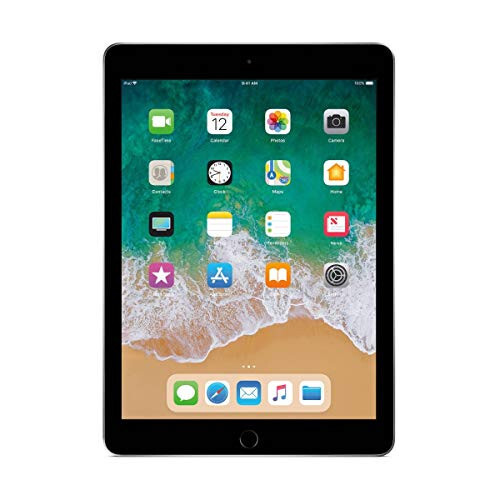 2018 Apple iPad 6th Gen (9.7-inch, Wi-Fi, 128GB) - Space gray (Renewed) - MODAZONE