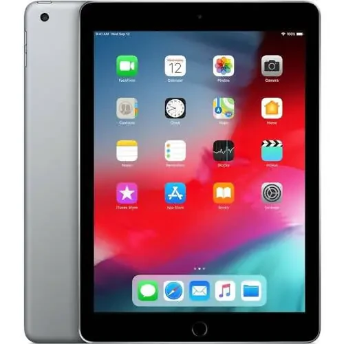 2018 yil Apple iPad 6-avlod (9.7 dyuym, Wi-Fi, 128 GB) - Kosmik kulrang (Qayta tiklangan) - 5