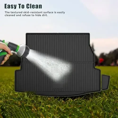 Cargo Liner Compatible with 2019-2024 2025 Toyota Rav4 Trunk Mat - TPE All Weather Back Seat Cover Protector 2025 Rav4 Trunk Liner+Backrest Mats（Includ Hybrid - 5