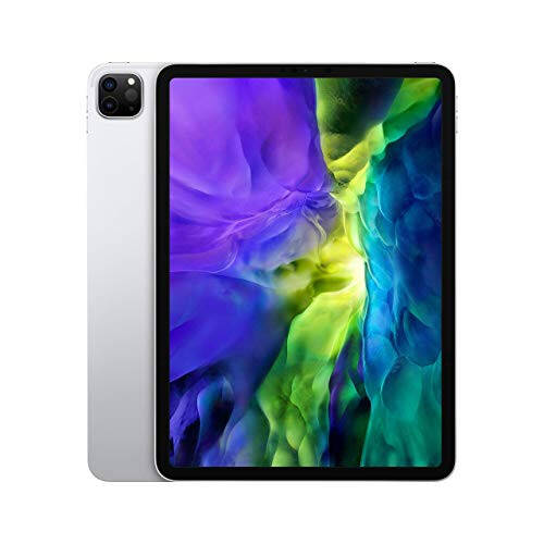 2020 Apple iPad Pro 2nd Gen (11 inch, Wi-Fi, 128GB) Silver (Renewed) - 1