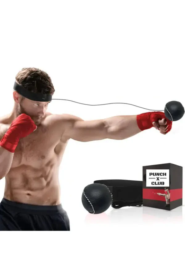 2020 Club Kick Box Boxing Head Reflex Speed Ball Leather Cover - 1