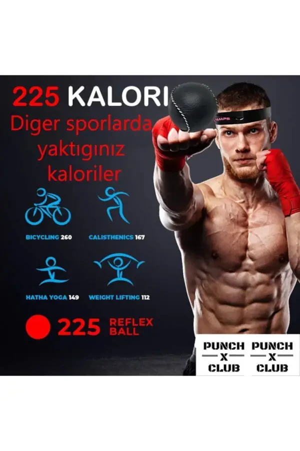 2020 Club Kick Box Boxing Head Reflex Speed Ball Leather Cover - 5