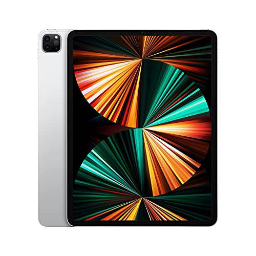 2021 Apple 12.9-inch iPad Pro (Wi‑Fi, 256GB) - Silver (Renewed) - 1