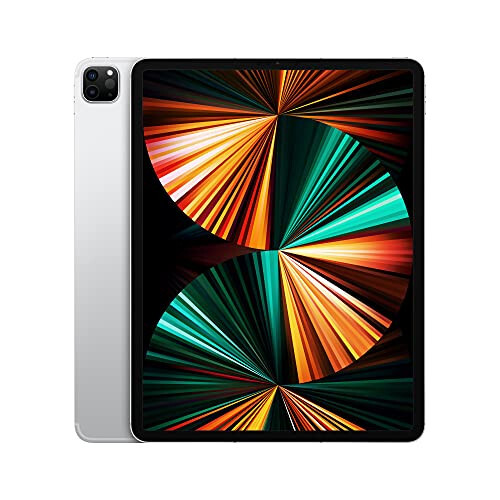 2021 Apple 12.9-inch iPad Pro Wi‑Fi + Cellular 128GB - Silver - 1