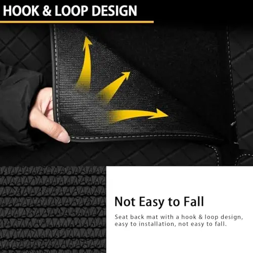 2022-2026 Infiniti QX60 bilan mos keluvchi Bagaj to'shagi va Suyanchiq Matosi - Barcha Ob-havodan Himoya PU Teri Bagaj Qoplamasi - 3