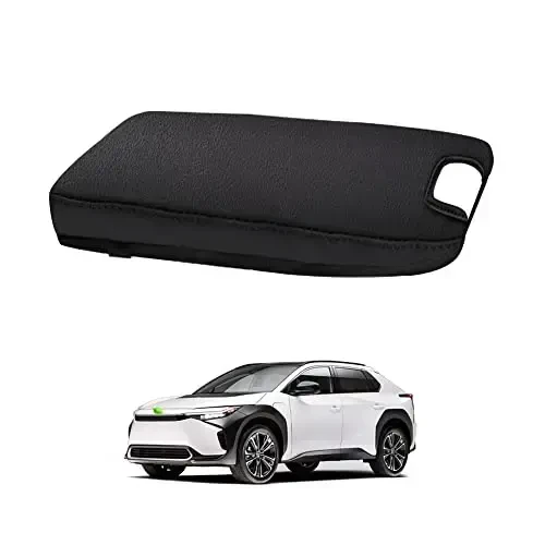 Autorder Center Console Cover for 2023 2024 2025 Toyota bZ4X /Subaru Solterra Accessories Armrest Cover Anti-Scratch Middle Console Pad Leather Armrest Protector - AUTORDER