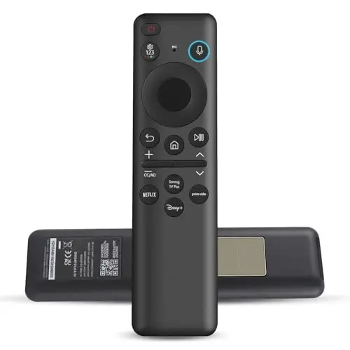 2023 BN59-01432A Solar Voice Replacement for Samsung Remote Control Smart TV with Rechargeable Solar Cell, Compatible with Samsung Neo QLED 8K HDR Ultra HD Smart TVs, VG-TM2360E 
