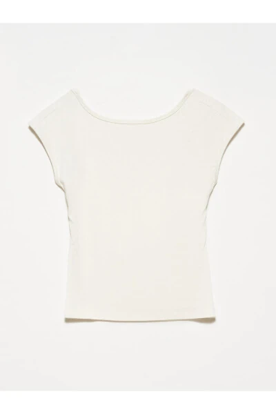 20230 Backless Top - Ecru - DILVIN