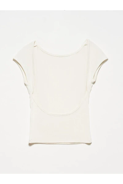 20230 Backless Top - Ecru - DILVIN (1)