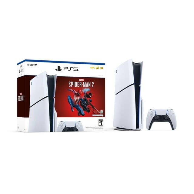 2023'ün En Yeni PlayStation_PS5 Oyun Konsolu 1TB SSD Disk Sürümü Marvel's Spider-Man 2 / Bir Ek Kablosuz Kumanda/ 17'si 1 Arada Aksesuar Seti - 3