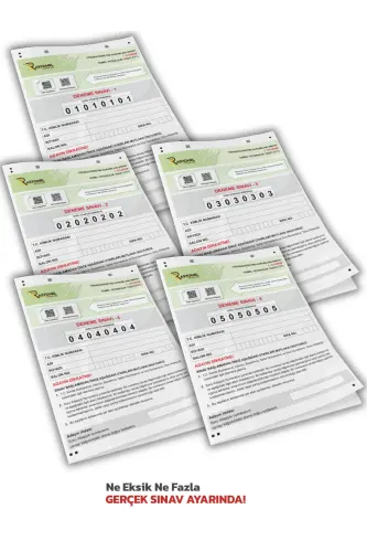 2024 TYT All Subjects Navigation 5-Pack General Trial Set (ÖSYM SETTINGS) - 5