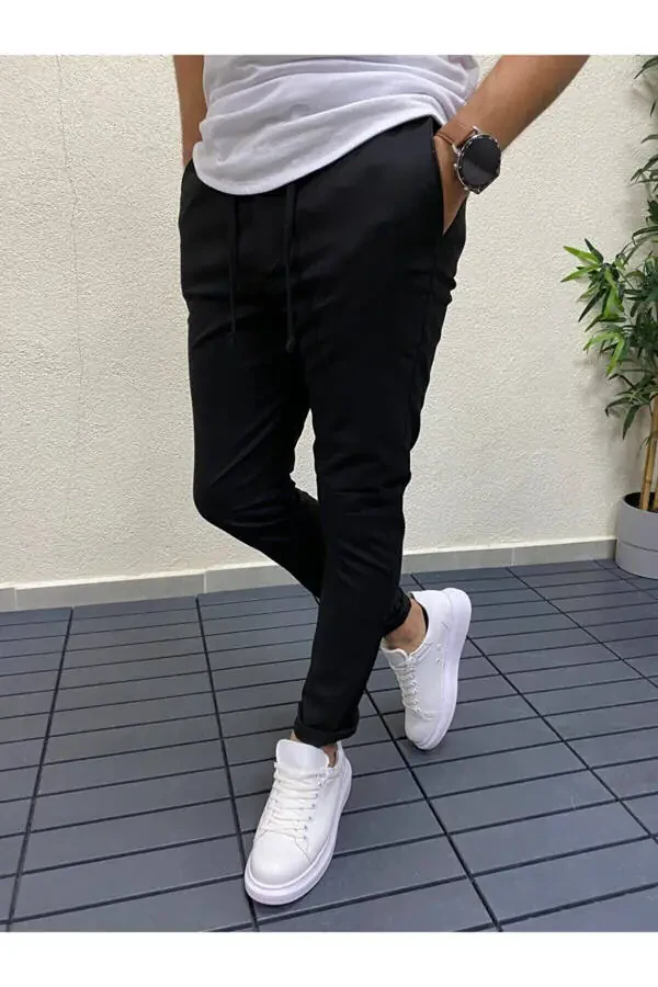 2024-yilgi Yangi Mavsum Elastik Yo‘zlik Jogger Shimini - 1