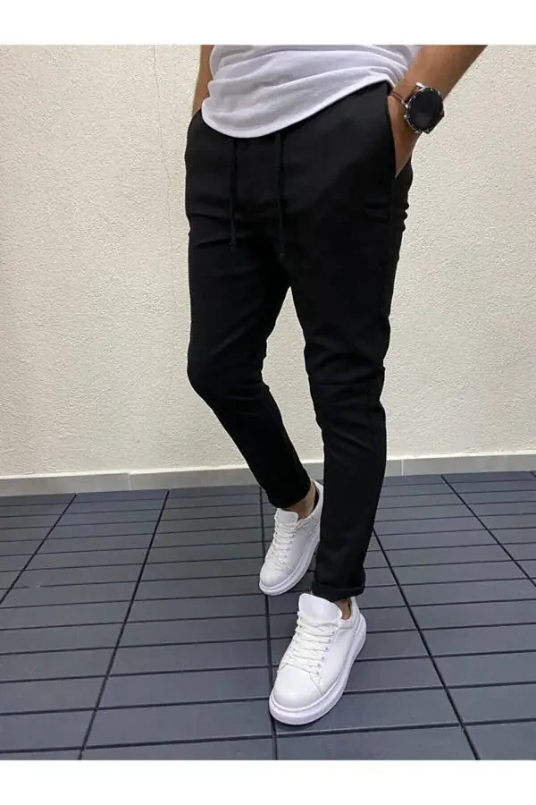 2024-yilgi Yangi Mavsum Elastik Yo‘zlik Jogger Shimini - 3