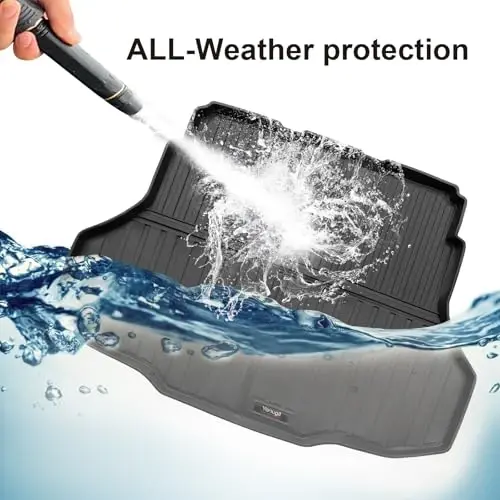 for 2025 2026 Chevy Equinox/GMC Terrain Trunk Cargo Mats Liner TPE All Weather Rubber Protection Mats for Chevy Equinox Accessories (Not for EV) - 4