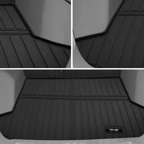 for 2025 2026 Chevy Equinox/GMC Terrain Cargo Mats Liner and Backrest Mats TPE All Weather Rubber Protection Mats for Chevy Equinox Accessories (for 2025 2026 Chevy Equinox Cargo Mats+Backrest Mat) - 3