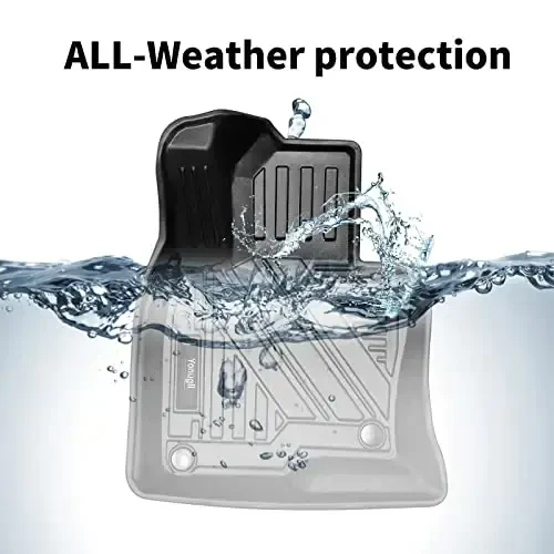 2025 2026 Chevy Equinox/GMC Terrain uchun pol qoplamalari yuk qopqog'i va orqa o'rindiq TPE har xil ob-havo TPE rezina himoya qoplamalari Chevy Equinox aksessuarlari uchun (EV uchun emas) - 6