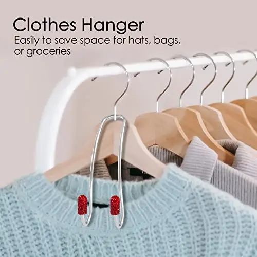 2025 Bling Auto Hooks,Car Hangers Organizer Seat Headrest Hooks，Bag Organizers Rack and Hanger, Heavy-Duty Car Seat Hooks, Backseat Storage, Universal for SUV Truck Vehicle 2 Pack - 3