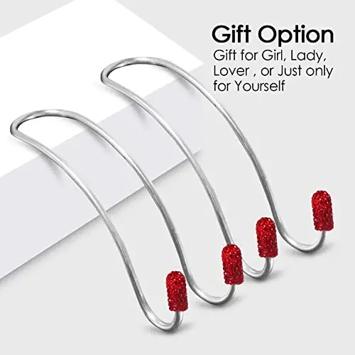2025 Bling Auto Hooks,Car Hangers Organizer Seat Headrest Hooks，Bag Organizers Rack and Hanger, Heavy-Duty Car Seat Hooks, Backseat Storage, Universal for SUV Truck Vehicle 2 Pack - GUOORD