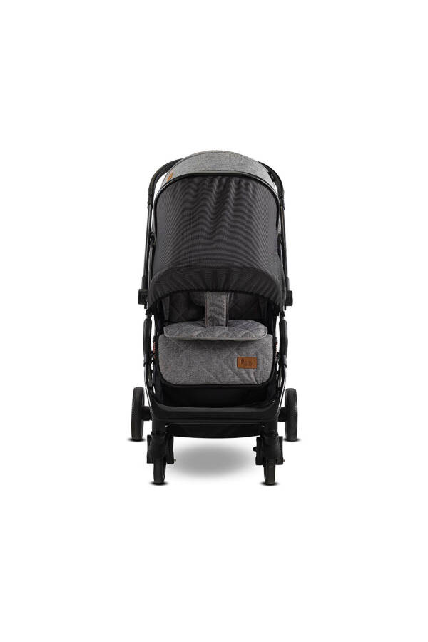2025 Model Yeni Seri Çift Yönlü Kabin Boy Bebek Arabası-Gri - 3