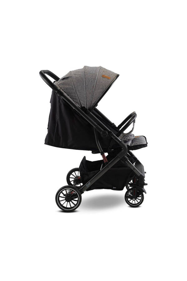 2025 Model Yeni Seri Çift Yönlü Kabin Boy Bebek Arabası-Gri - 4