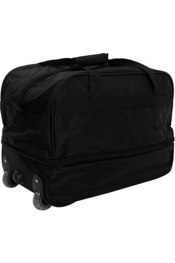 203 Black Large Expandable Wheeled Travel Bag - 3