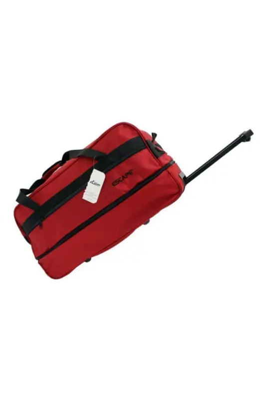 203 Red Large Expandable Wheeled Travel Bag - Red - 3