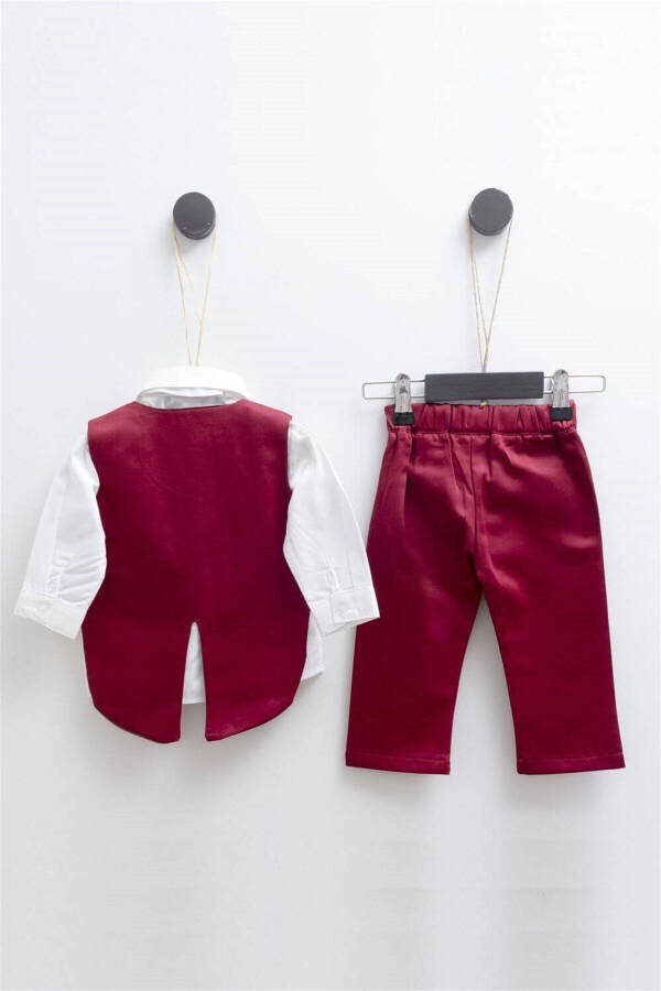2032 Baby Boy Classic Collar Vest Set - 2