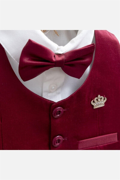 2032 Baby Boy Classic Collar Vest Set - 3