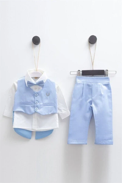 2033 Baby Boy Classic Collar Vest Outfit - Modazone