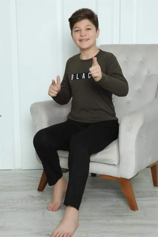 20419-sonli erkaklar uchun paxta pijamalar to'plami - 17