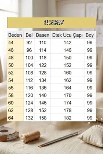 2057S Cepte İşleme Detaylı Kot Etek - Buz Mavi - 2