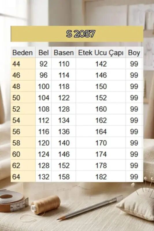2057S Cepte İşleme Detaylı Kot Etek - Buz Mavi - 2