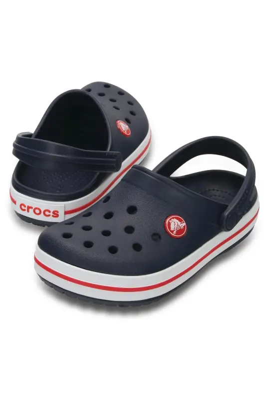 207005-485 Navy Red Crocband Terlik - 7