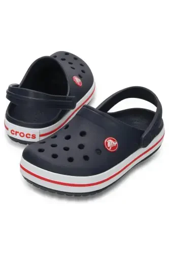 CROCBAND CLOG K ÇOCUK SANDALET-NAVY/RED - 3