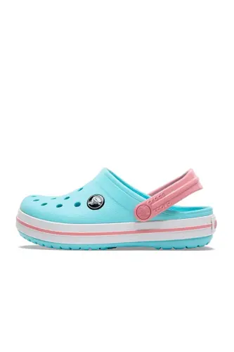 CROCBAND CLOG K ÇOCUK SANDALET - Ice Blue/White - CROCS (1)