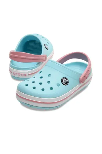 CROCBAND CLOG K ÇOCUK SANDALET - Ice Blue/White - 3