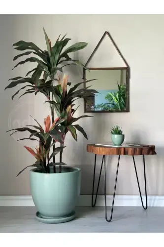 20litre Classic Pot with Saucer 30cmx30cm Mint Green-Mint Color - 1