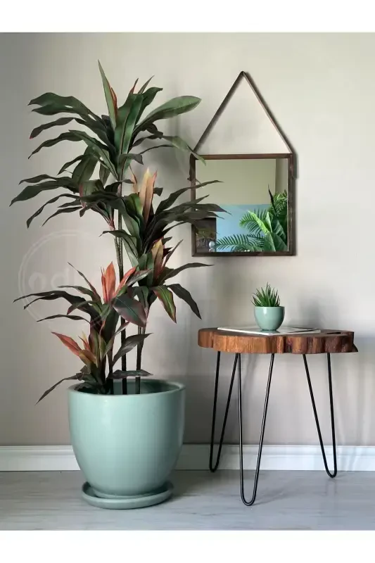 20litre Classic Pot with Saucer 30cmx30cm Mint Green-Mint Color - 1