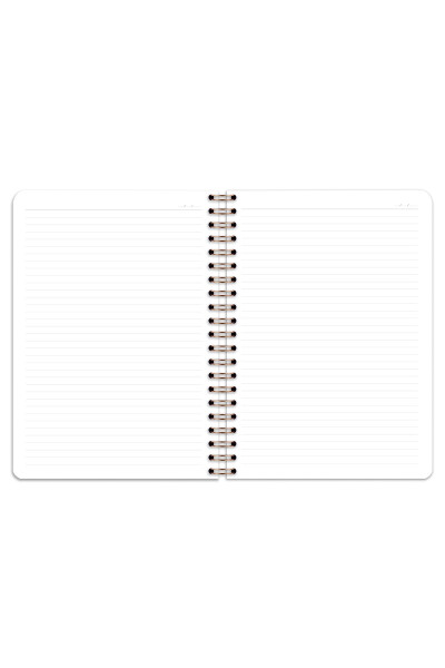 20x28 Cm A4 Hard Cover Notebook with Elastic Closure, Ruled, Beige - 8