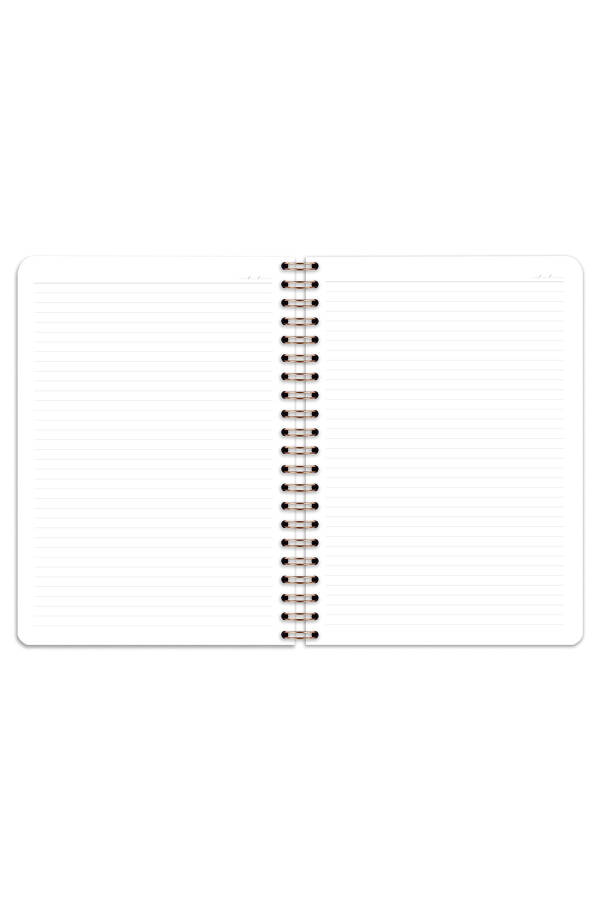 20x28 Cm A4 Hard Cover Notebook with Elastic Closure, Ruled, Beige - 8