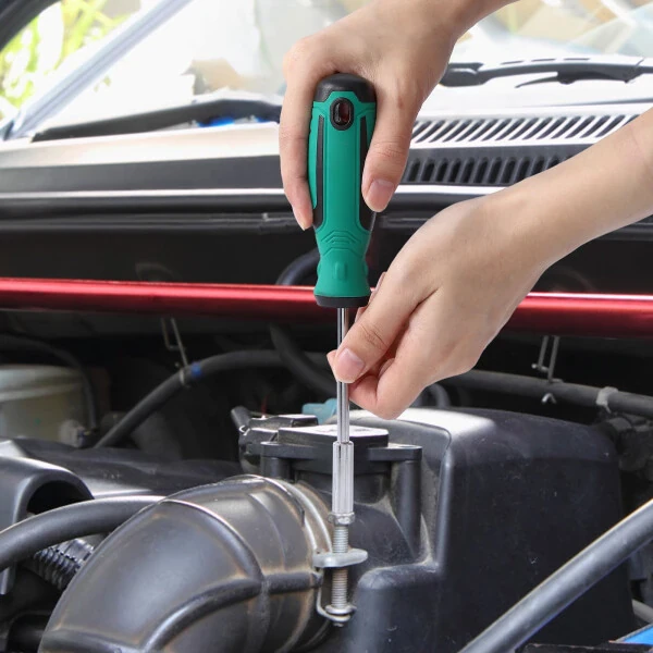 213 qismli mexanik asboblar to'plami va rozetkali kalitlar to'plami, SAE va metrik maishiy qo'l asboblari to'plami, Cr-V konstruksiyali, uy/avto ta'mirlash asboblari to'plamlari saqlash qutisi bilan - 7