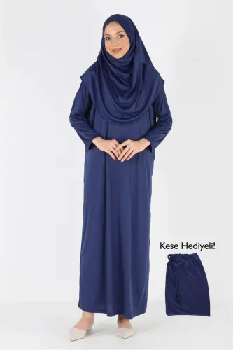 2133 One-Piece Headscarf Prayer Dress - 1