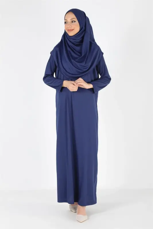 2133 One-Piece Headscarf Prayer Dress - 3