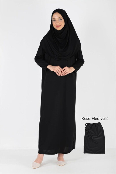 2133 One Piece Non-Slip Headscarf Prayer Dress - 1