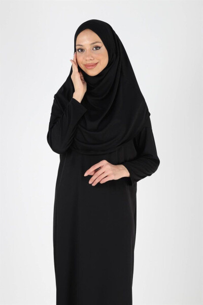 2133 One Piece Non-Slip Headscarf Prayer Dress - 2