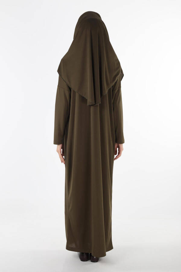 2133 - Solid Non-slip Headscarf Prayer Modest Dress - 6