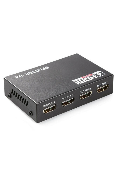 2142 4 Port HDMI Çoklayıcı Splitter Switch Çoğaltıcı Çoklu Ekran - 21