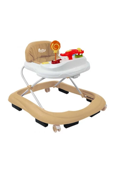 217 Lüx Oyuncaklı Yürüteç Örümcek-KAHVERENGİ - BABYHOPE